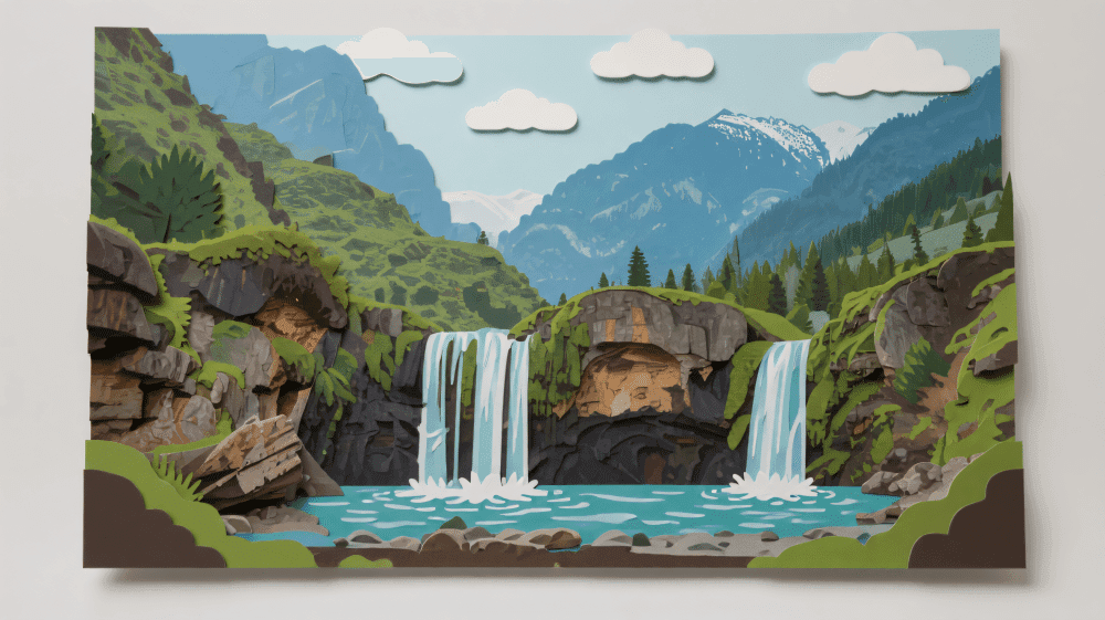 Paper Cutout Diorama Generator｜3D Layered Paper Craft Art - after