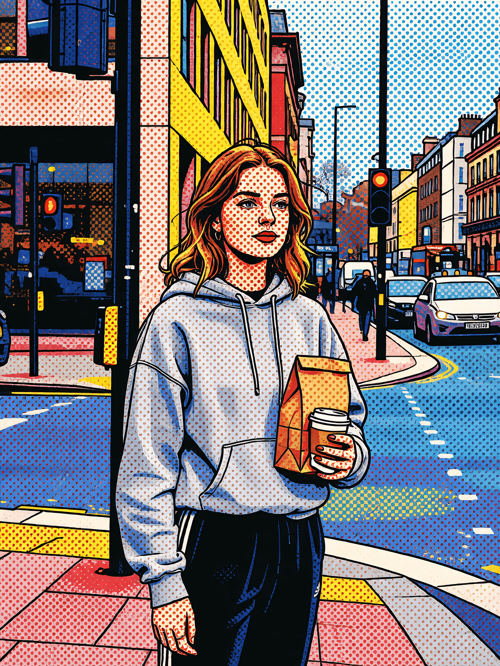 Cartoon Comic Halftone Stylizer｜Vintage Pop Art Dot Screen Effect - after