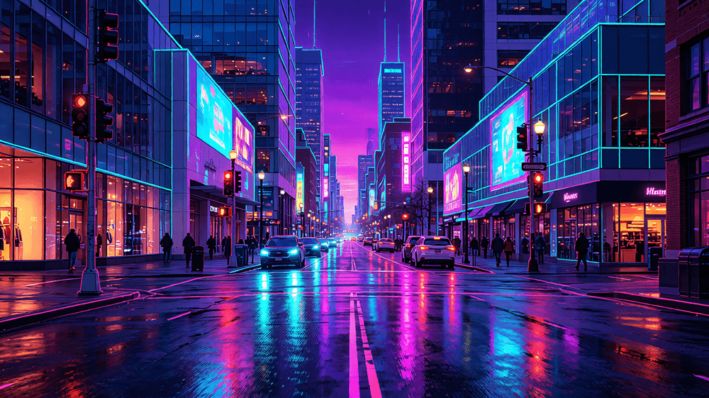 Cyberpunk Neon Illustration Transform｜Futuristic Photo‑to‑Neon‑Art Generator