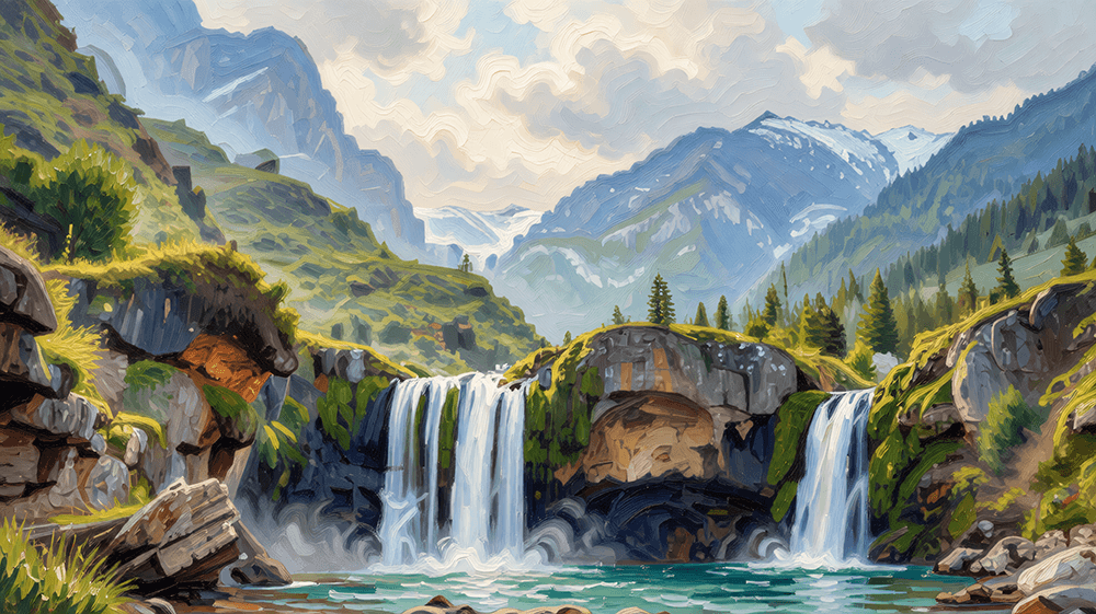 Impressionist Oil Landscape Transform｜Painterly Photo‑to‑Art‑Scene Generator - after