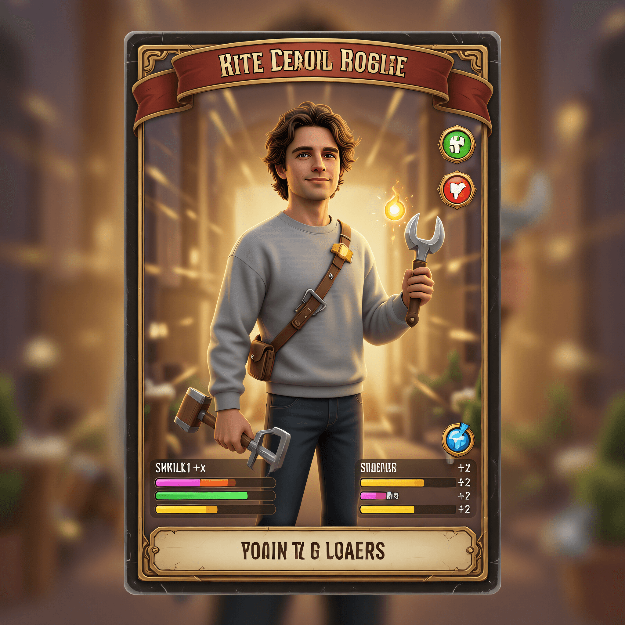 RPG Collectible Character Card Generator｜Image‑To‑Game Stat Card Maker
