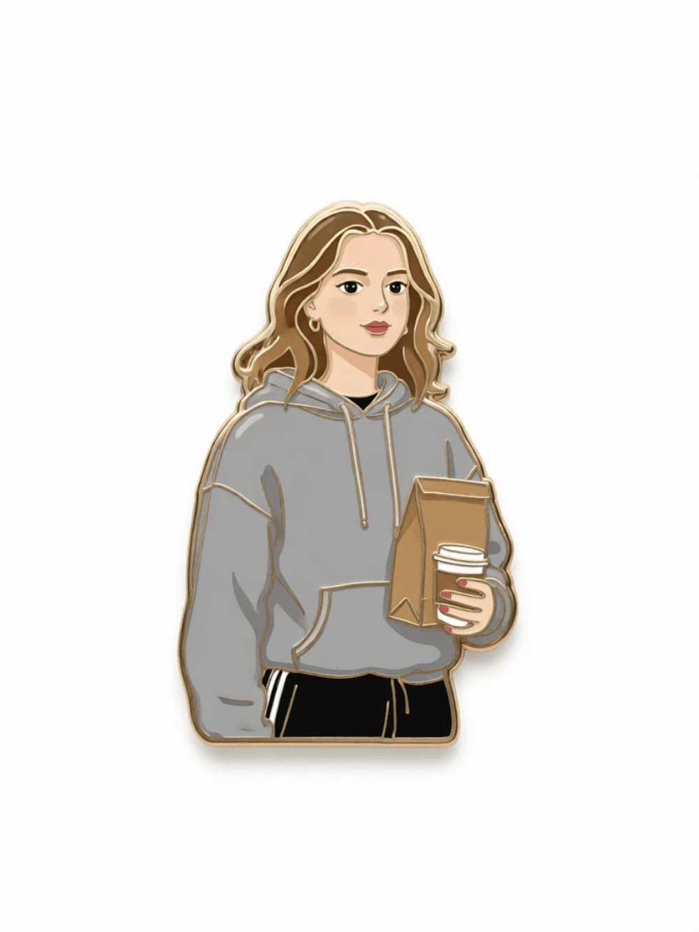 Enamel Pin Style Generator｜Custom Enamel Pin Square Mockup - after