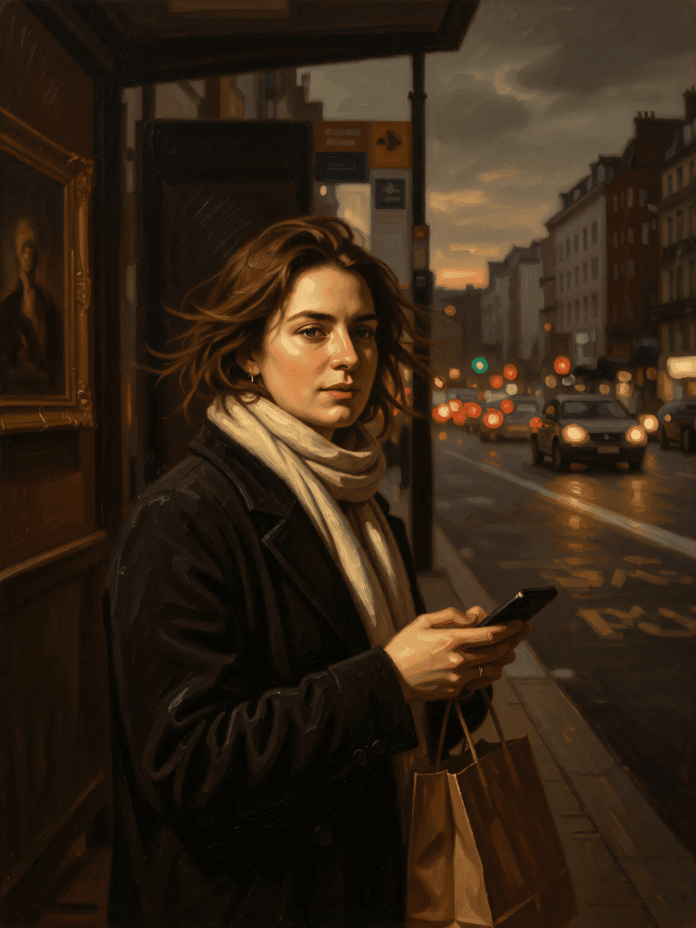Classical Oil‑Paint Portrait Redraw|Museum‑Grade Photo‑to‑Painting Art - after