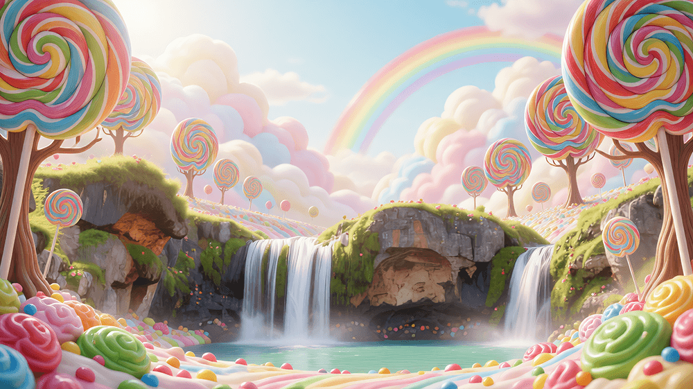 Candy Dream Land Background Replacer|Colorful Sweets Fantasy World - after