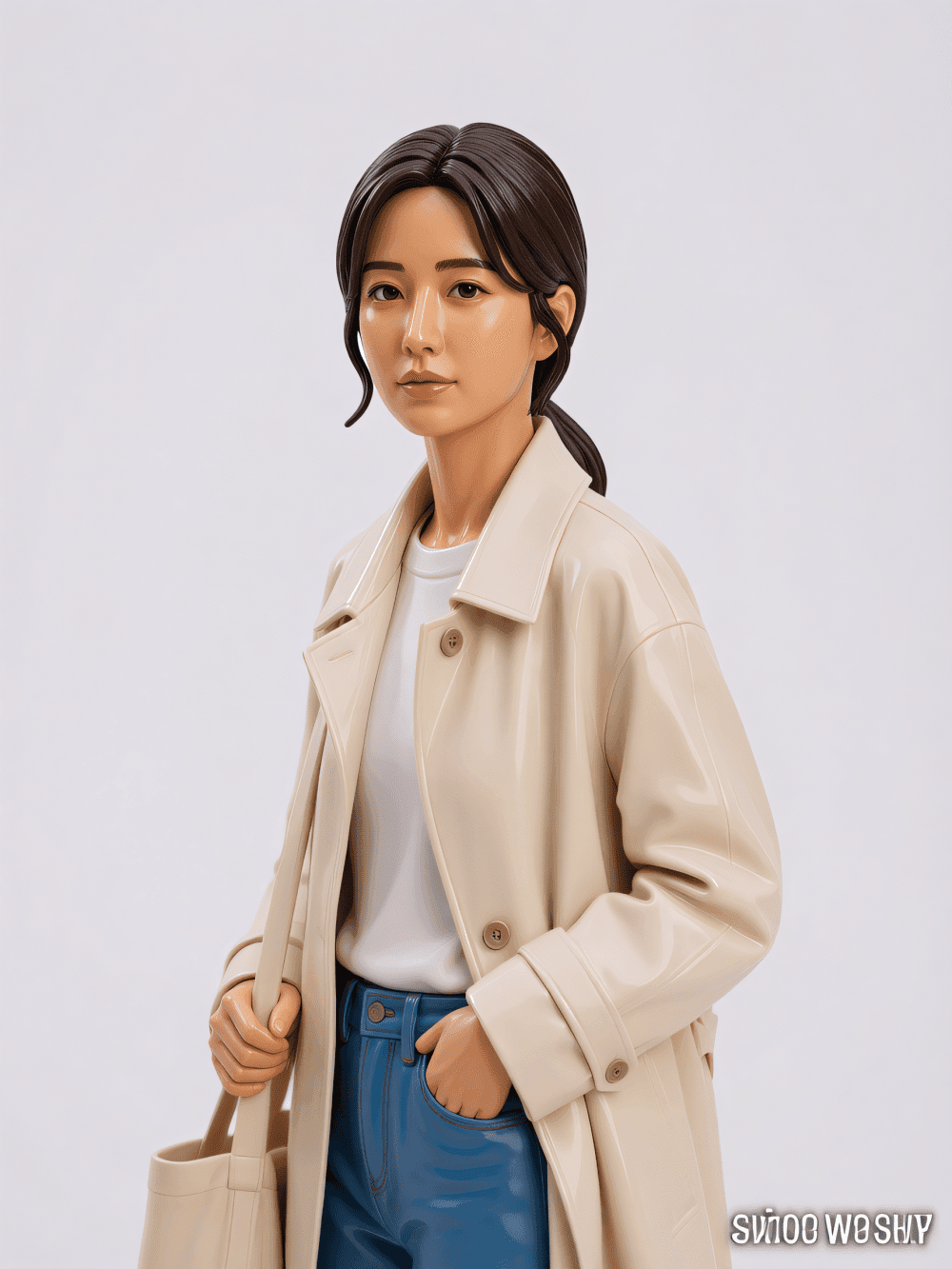 Plastic Toy Action Figure Portrait Maker|Realistic Toy Figurine Look - after