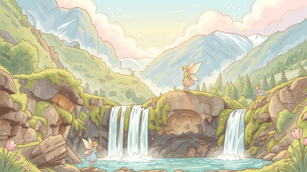 Fairy‑Tale Hand‑Drawn Landscape Redraw|Whimsical Photo‑to‑Storybook‑Art - after