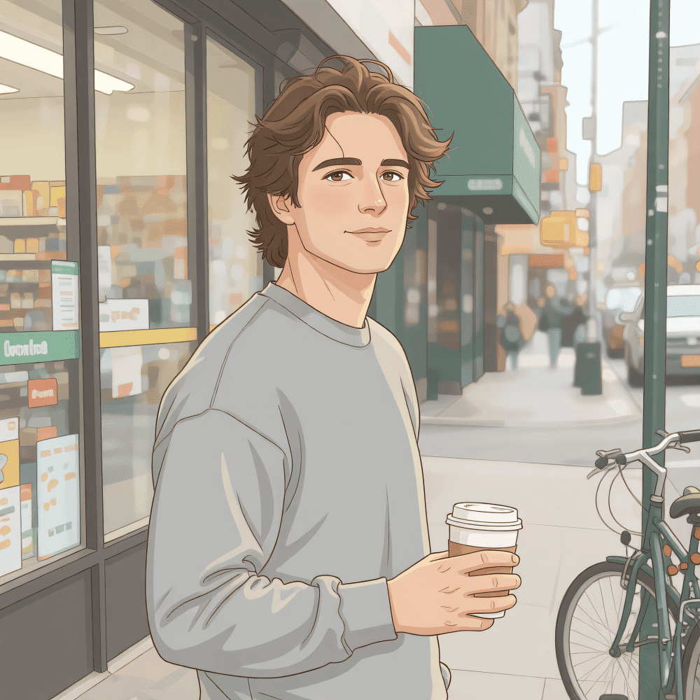 Soft Japanese Illustration Portrait Redraw|Manga‑Inspired Photo‑to‑Character‑Art - after