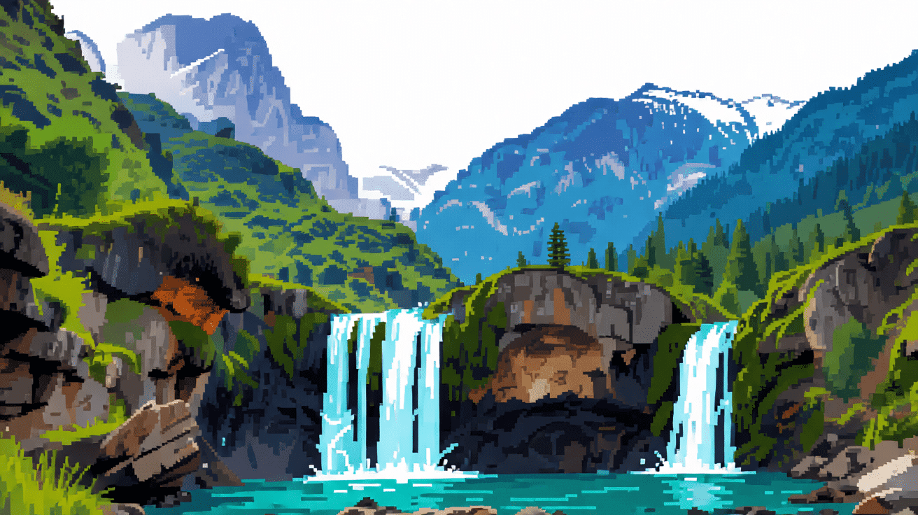 Chaotic art images with cluttered pixels - after