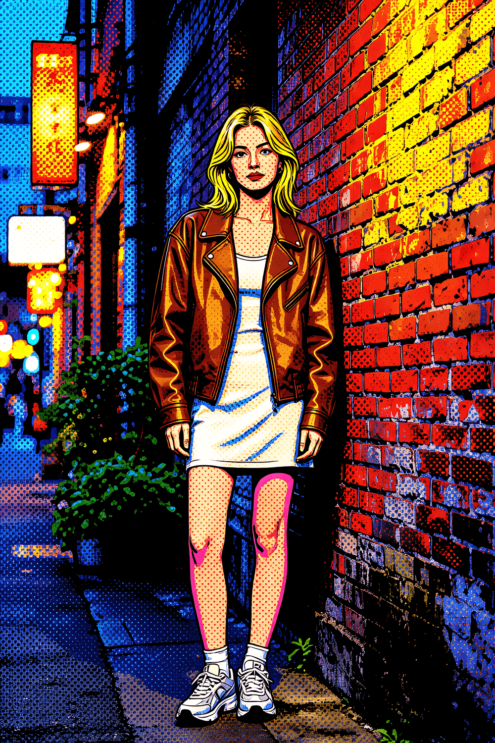 Vintage American Comic Portrait Redraw|Retro Comic‑Book Photo‑to‑Character Art - after